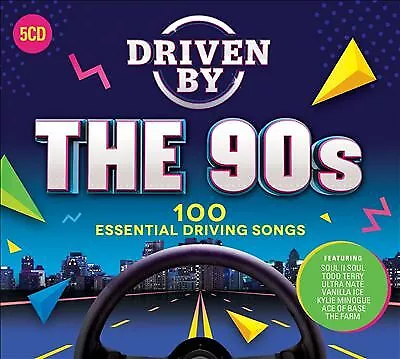 DRIVEN BY THE 90s - 100 ESSENTIAL DRIVING SONGS ( 5 CD SET 2019 ) NEW N SEALED