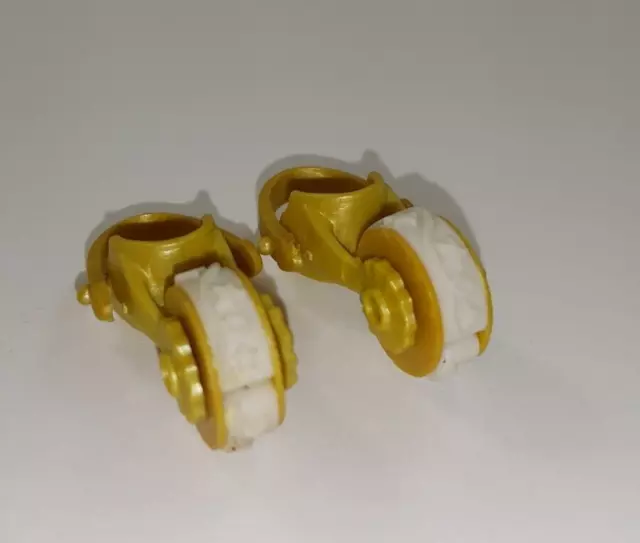 MATTEL BARBIE DOLL Shoe GOLD Boot Stirrups Western Wear Cowgirl VTG $5.
