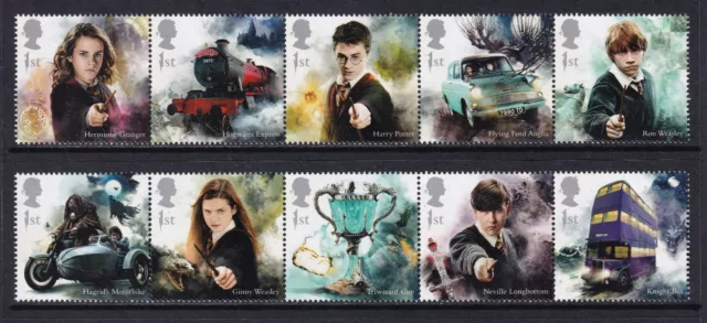 GREAT BRITAIN 2018 Harry Potter set of 10 SG 4141-4150 MNH/*