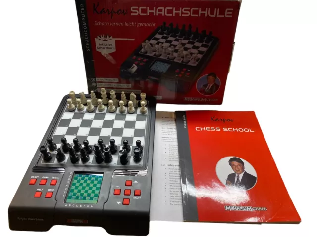 Karpov Chess School Chess Computer - ChessBaron Chess Sets USA - Call (213)  325 6540