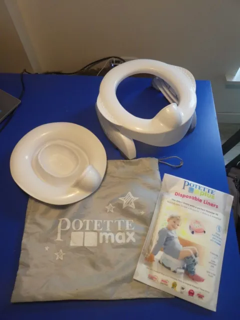 Potette Max 3-in-1 Travel Potty Award-Winning Compact Foldable Potty and Seat