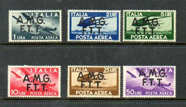 Italy - Trieste Stamps - Scott # C1-6 - MNH & Mint Hinged