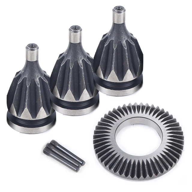 4 Pieces Three-jaw Chuck Bevel Gear Scroll Pinion Set CNC Machine Accessories