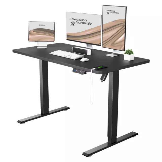 Electric Standing Desk Height Adjustable Desk Ergonomic Sit Stand Office Desk