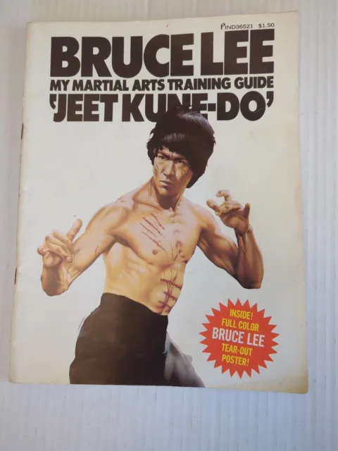 Bruce Lee My Martial Arts Training Guide 'Jeet Kune-Do' Poster Is Missing.  1974