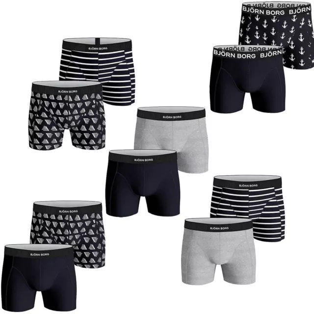 Mens Bjorn Borg black Cotton-Rich Boxer Briefs (Pack of 5)