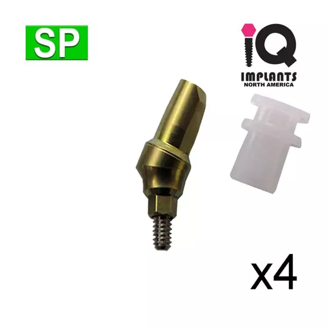 Iq USA Encliquetable Pont & Couronne Système 25º / 2mm / Transfert (4-Pk)