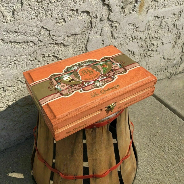 My Father Cigars Garcia & Garcia La Opulencia Petite Empty Wooden Cigar Box