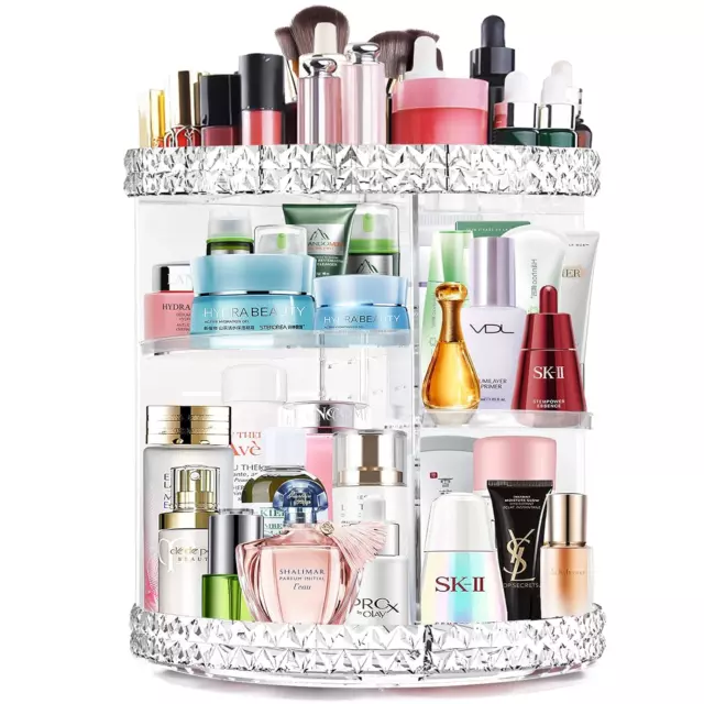 1pc Transparent Acrylic Hair Tie Organizer - Scrunchie Holder Stand for  Easy Access and Storage,ps plastic large round makeup remover box storage  box acrylic round jewelry box transparent cosmetic box makeup brush