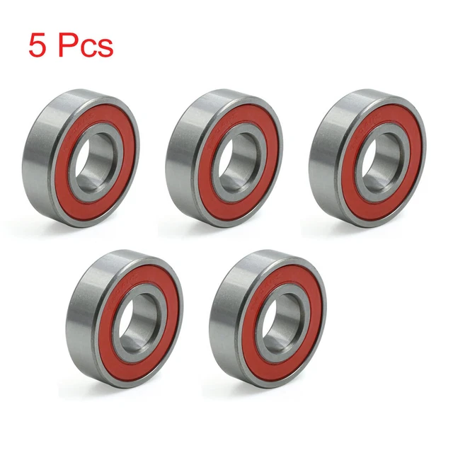 5 pz 6204RS Cuscinetti a sfera skateboard con scanalatura profonda doppia schermata
