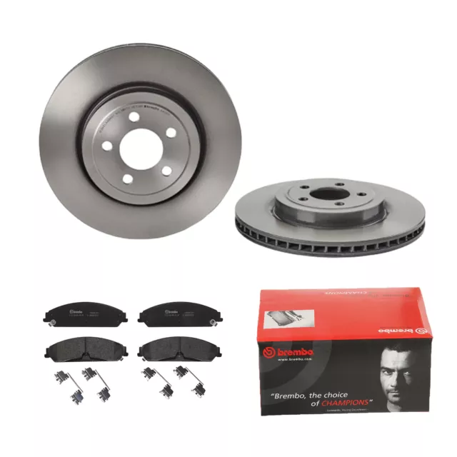 Brembo Bremsscheiben Ø345Mm + Bremsbeläge Vorne Für Chrysler 300C Lancia Thema