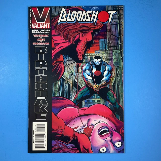 Bloodshot (Vol.1) #33 VALIANT / Acclaim COMICS 1995 Sean Chen Kevin VanHook