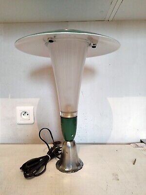 Lampe Holophane rare modèle, luminaire urbain, transformer en lampe de table