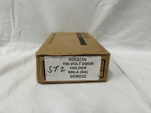 RIXSON 996-A (SA) 009932 Tri-Volt Electromagnetic Wall Mount Door Holder/Release