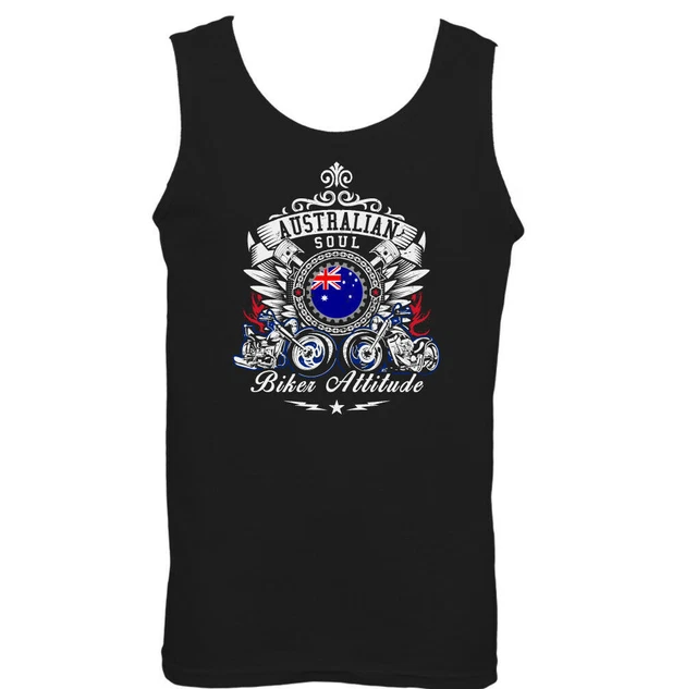 Gilet da uomo biker australiano Soul Biker Attitude moto Australia bici