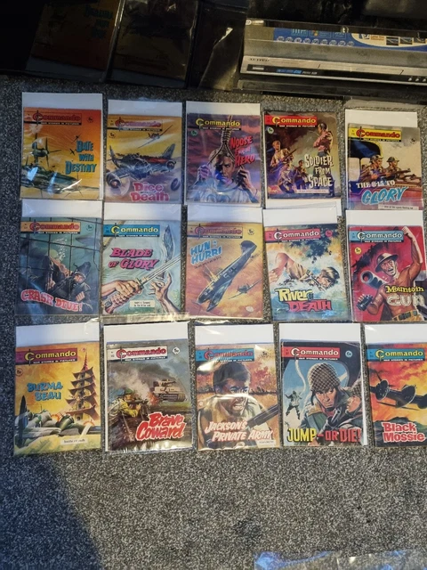 15 Commando Comics 574-588 Lot 45