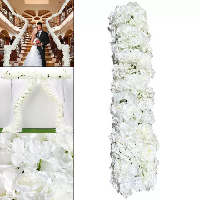 Arco di nozze 1 m fiori artificiali finti decorazione per festa di nozze fai da te