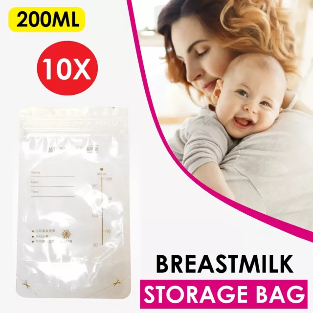 Pre-Sterilised Breastmilk Baby Breast Milk Storage Bags Pouches Leak-Proof