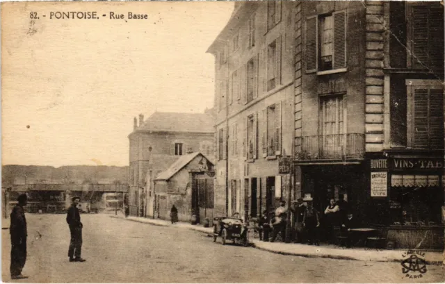 CPA Pontoise Rue Basse FRANCE (1308595)