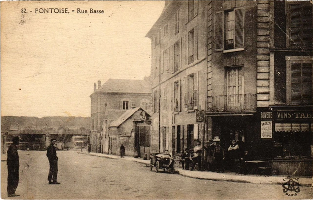 CPA Pontoise Rue Basse FRANCE (1308595)