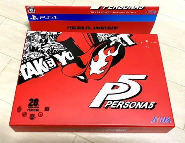 PS4 Persona 5 20th Anniversary Edition Treasure BOX From Japan