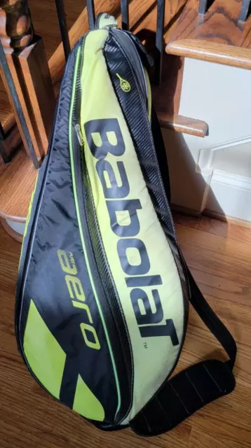 Babolat Aero Tennis Bag Yellow Temperature Controlled Black/Yellow 6 pack Babolat Aero Tennis Bag Yellow Temperature Controlled Black/Yellow 6 pack