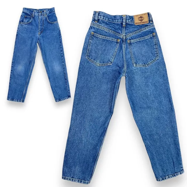 Vintage GN Kids Light Wash High Rise Waist Denim Jeans 11S / 22.5" / 8 - 10