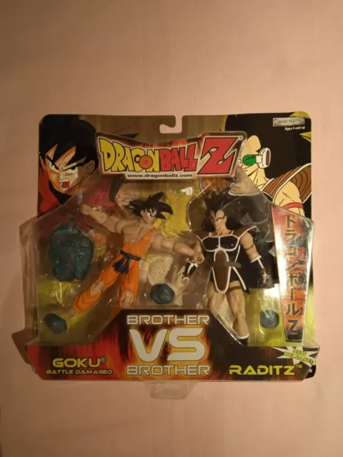 Pack 2 Figurines Dragon Ball Z - JAKKS Pacific 2003 - GOKU VS RADITZ - NEUF
