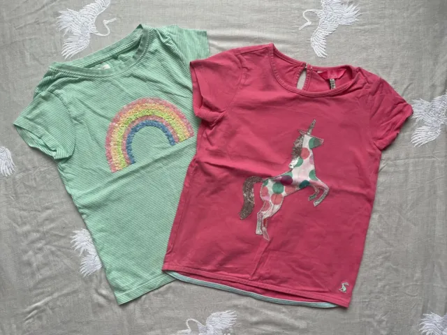 Girls Summer T-Shirt Bundle 6 Years Next Joules Excellent Condition