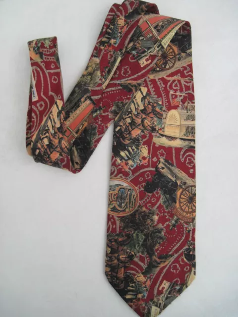 -AUTHENTIQUE cravate cravatte VERSACE  100% soie  TBEG  vintage 2