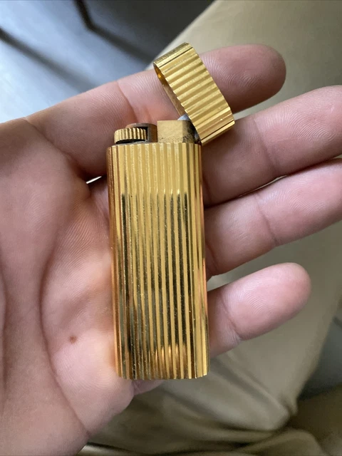 BRIQUET CARTIER PLAQUÉ OR @ CARTIER LIGHTER @ Plated Gold BRIQUET CARTIER PLAQUÉ OR @ CARTIER LIGHTER @ Plated Gold