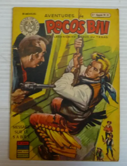 les aventures de pecos bill 6e annee N° 9 ed sage 1955