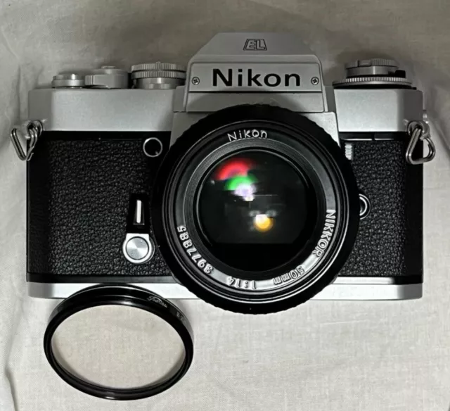 【NEAR MINT】NIKON EL2 + Ai NIKKOR 50mm F1.4 SLR 35mm Film Camera From JAPAN