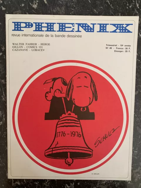 Phenix N°45 - revue internationale de la bande dessinée