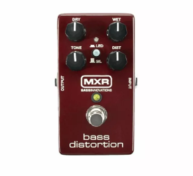 Jim Dunlop JD-M85 MXR Bass Distortion Guitar Effects Pedal