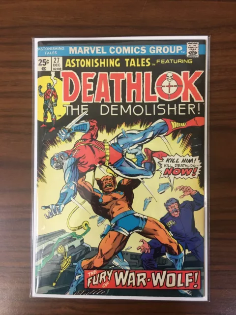 Astonishing Tales 27 Deathlok the Demolisher 3rd Appearance 1974 MVS.   (E)