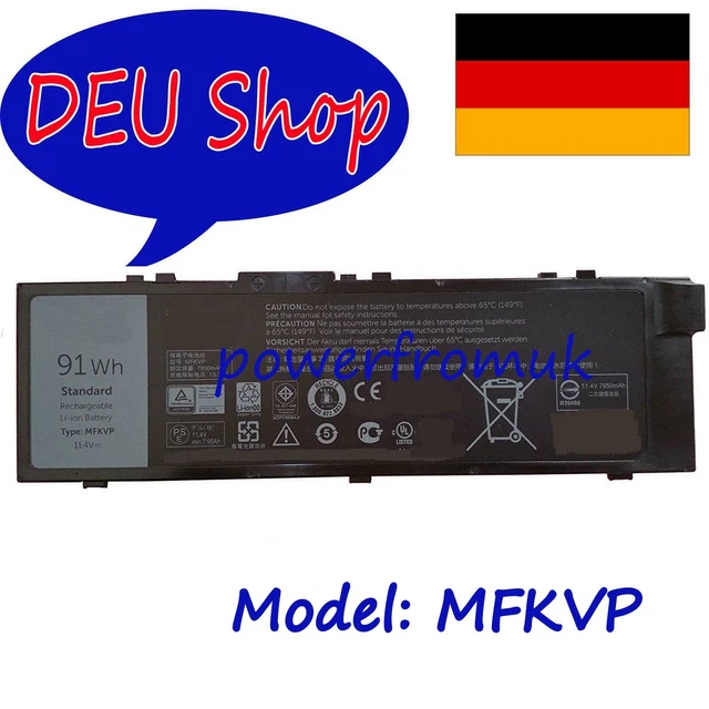BATTERIA COMPATIBILE CON DELL PRECISION 7510 7520 7710 7720 MFKVP RDYCT BATTERIA COMPATIBILE CON DELL PRECISION 7510 7520 7710 7720 MFKVP RDYCT