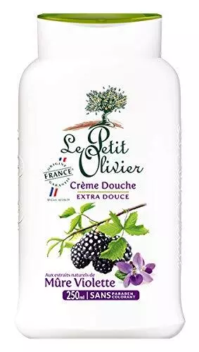 Le Petit Olivier - Crème Douche Extra Douce - Mûre Violette - Fabriqué en Fra...