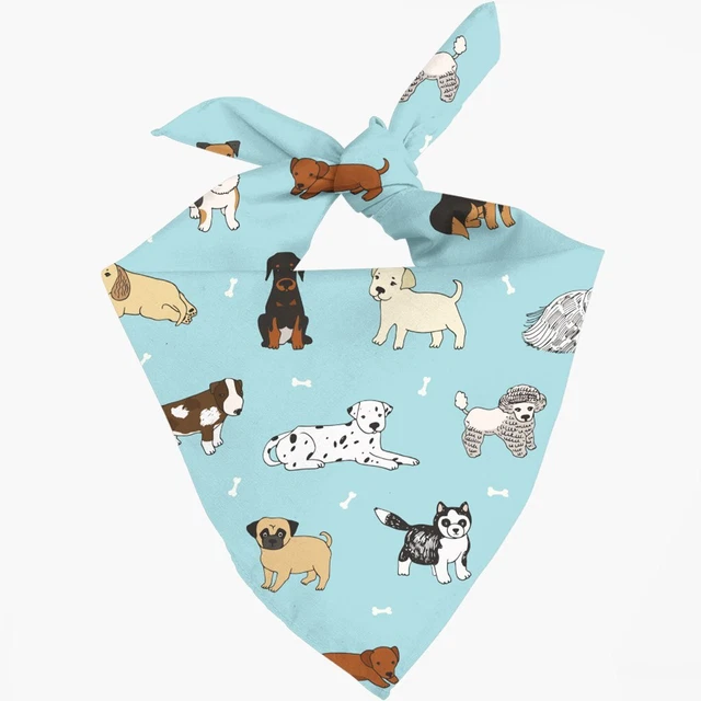 Dogs Pet Bandana - Dog Breed Pet Bib - Graphic Pet Bandana