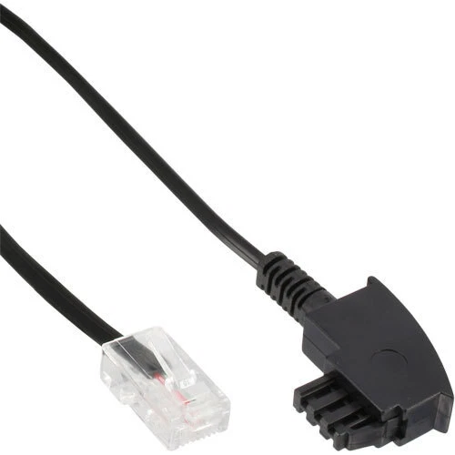 3 cavi InLine® TAE-F per router DSL, spina TAE-F su RJ45 8/2, 3 m