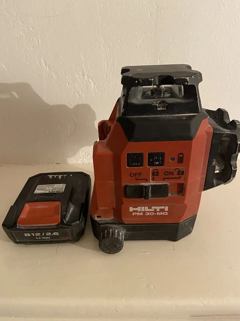 Laser Hilti PM 30-MG 12V Reconditionné - Coffret Avec Batterie Li-Ion 2.6Ah