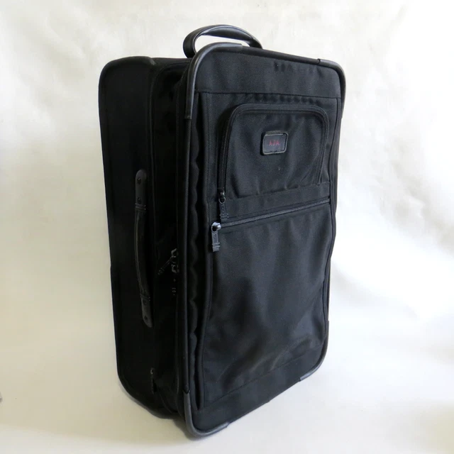 Black Tumi Alpha Expandable Wheeled Rolling Suitcase 2