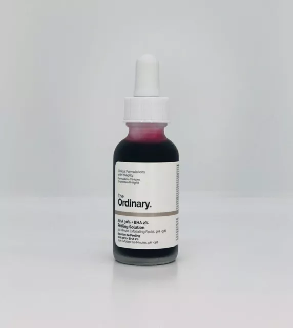 THE ORDINARY AHA 30% + BHA 2% Peeling Solution 30ml – Clears Blemishes & Pores 3