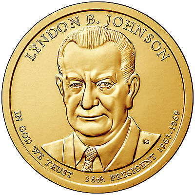 2015-P Lyndon B. Johnson  Presidential Dollar Coin
