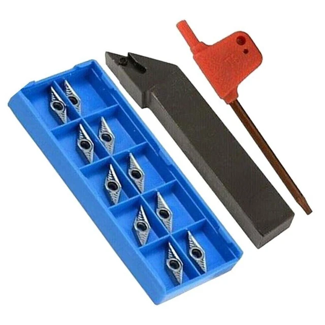 12×100mm SVJCR1212H11 Lathe Turn Tool Holder Aluminum Inserts VCGT110304-AK H01