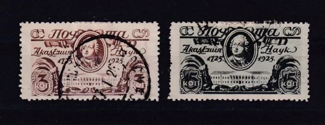 Briefmarken Sowjetunion MiNr. 298 A - 299 A  gestempelt 1925