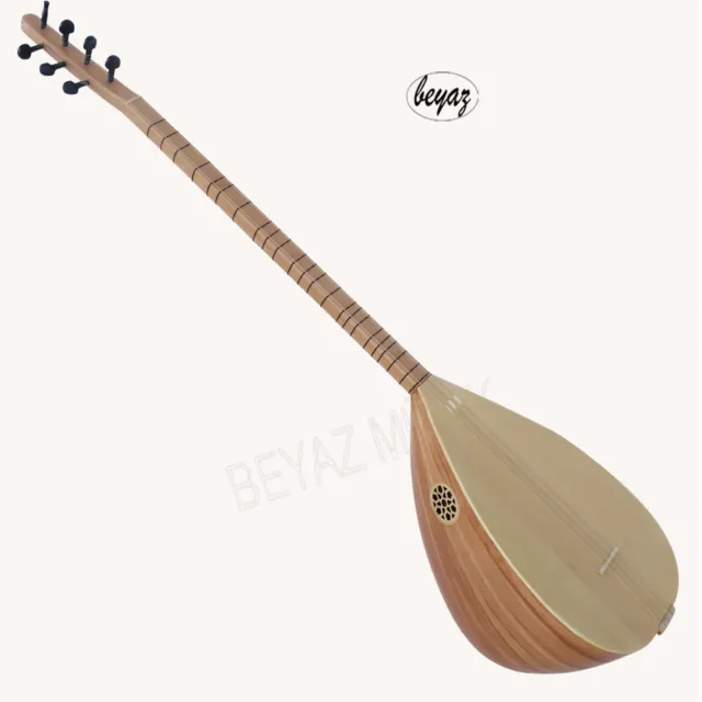 Saz Baglama Uzunsap Langhals 40 cm Korpus Hochglanz d.v. Hersteller Beyaz ST931U