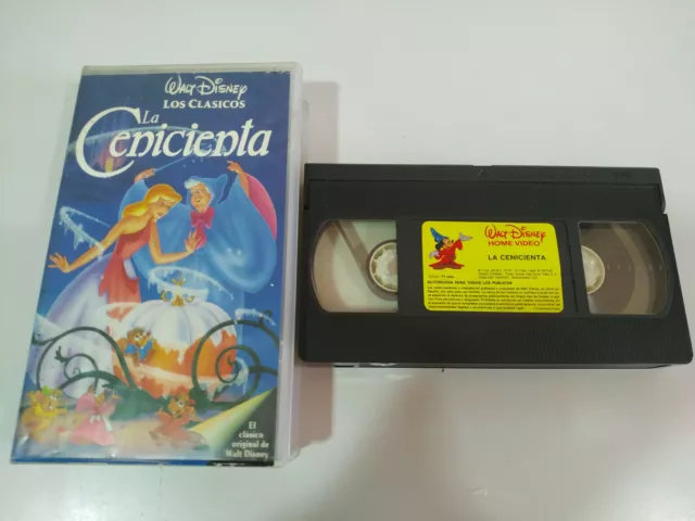 La Cenicienta Los Clasicos de Walt Disney - VHS Cinta Castellano