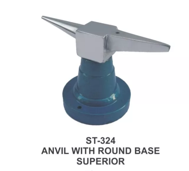 PARUU® Anvil with round base goldsmith steel jeweler tool st324
