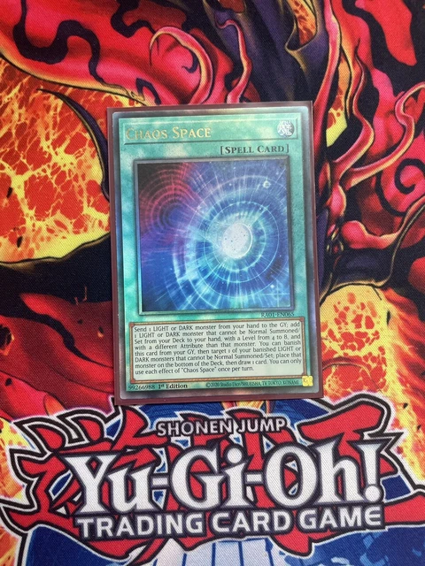 Yugioh - Chaos Space *prismatic ultimate rare* (RA01-EN065)